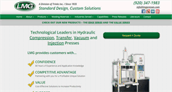 Desktop Screenshot of lmgpresses.com
